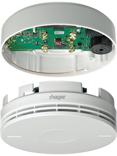 Rauchwarnmelder auseinander